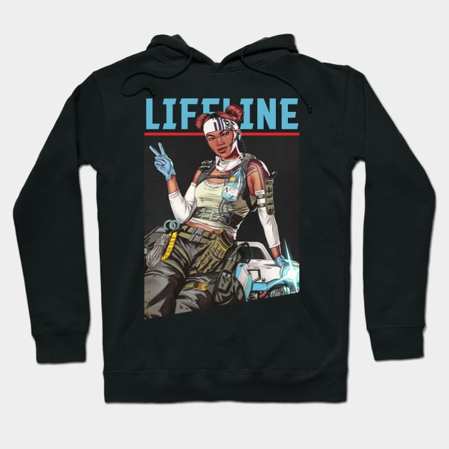 lifeline Hoodie by mgalodesign